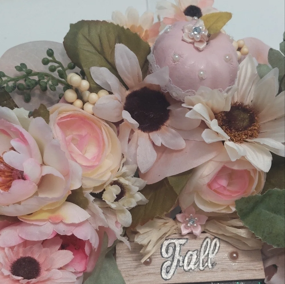 HANDMADE fall wreath decor